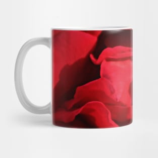 Red Rose Flower Macro Mug